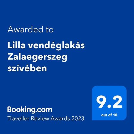 Lilla Vendeglakas Zalaegerszeg Sziveben Leilighet Eksteriør bilde